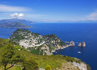 Vista mare da Monte Solaro